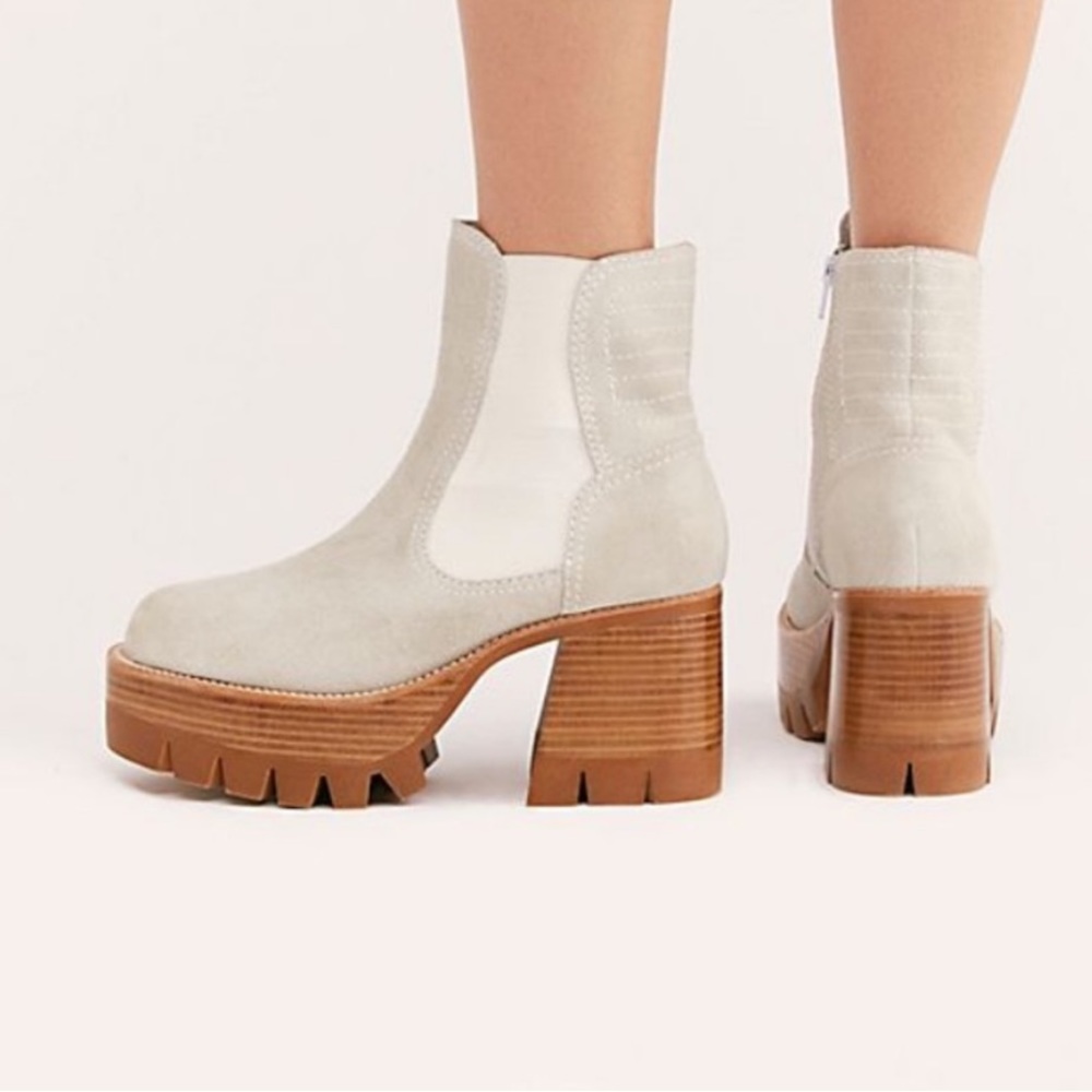 ISO jeffrey campbell preston platform in bone